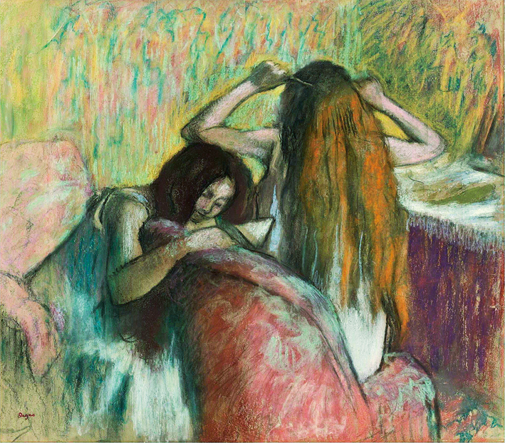  埃德加·德加 Edgar Degas—— 洗浴的裸女 (6)